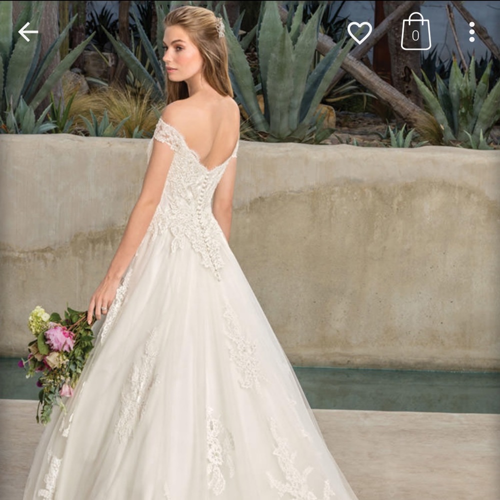 Casa Blanca off shoulder Wedding Dress size 14